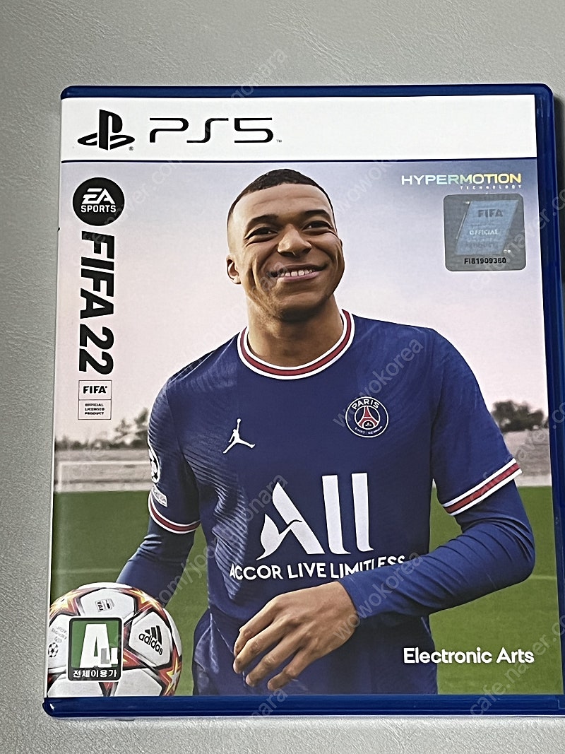 ps5용 fifa22 팝니다(코드미사용)