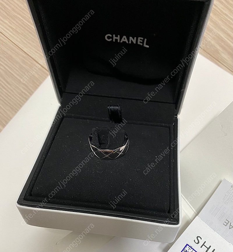 샤넬 코코크러쉬 링 화이트골드 55호