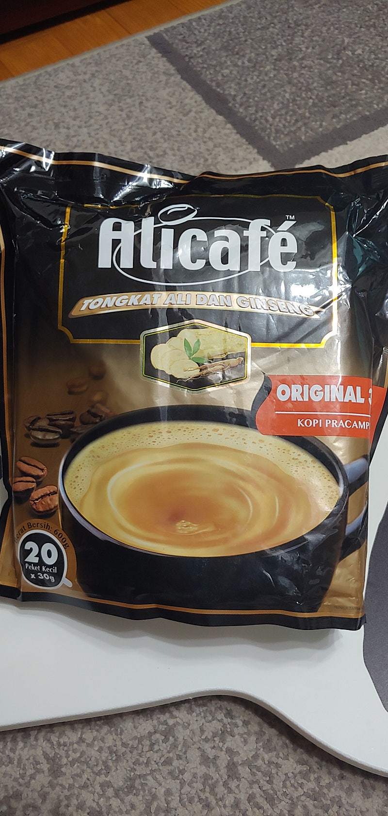 알리카페 커피, alicafe 5 in 1 이고 21,000원 입니다