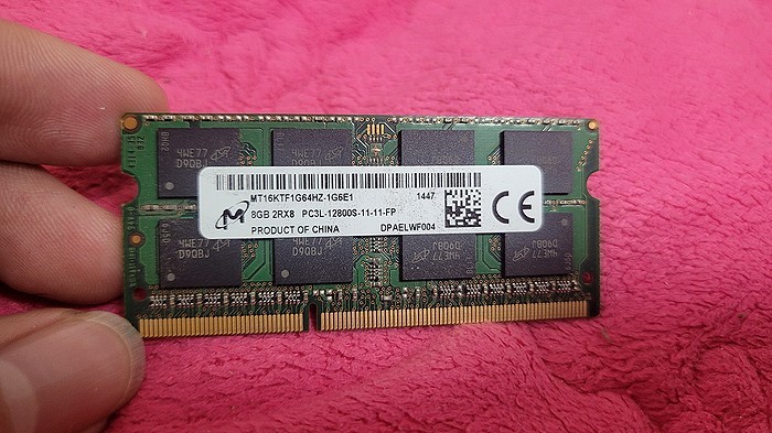 노트북 램 ddr2 1gb / ddr3 8gb