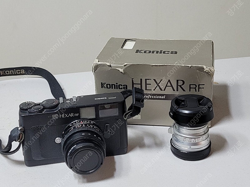 [가격재인하-급매]코니카 헥사 rf 바디, 헥사논 M 50mm 렌즈 | konica hexar rf, hexanon M 50mm