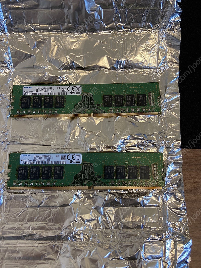 삼성램 ddr4 2666 16gb X 2개 일괄판매해요