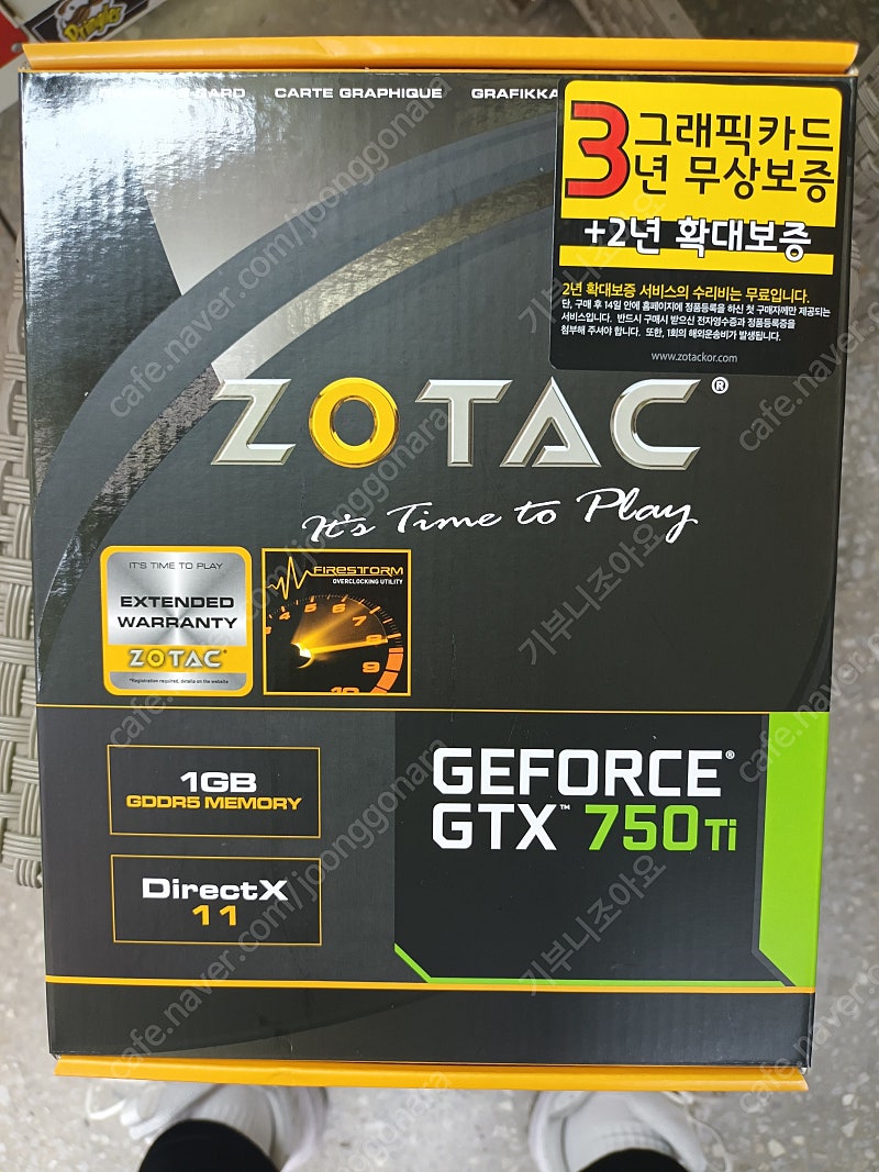 조텍 GTX750ti 미개봉