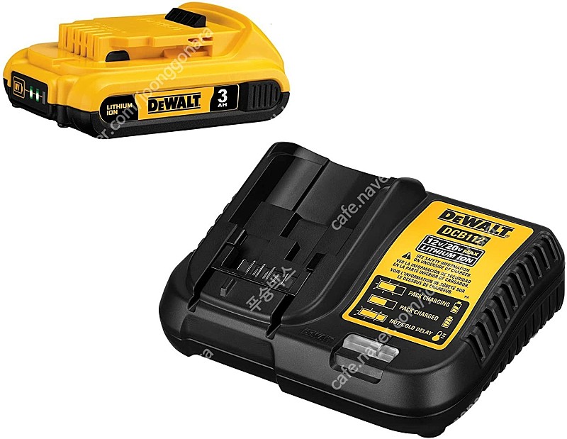 디월트 공구 배터리팩 DEWALT 20V MAX Battery Pack with Charger, 3-Ah (DCB230C)