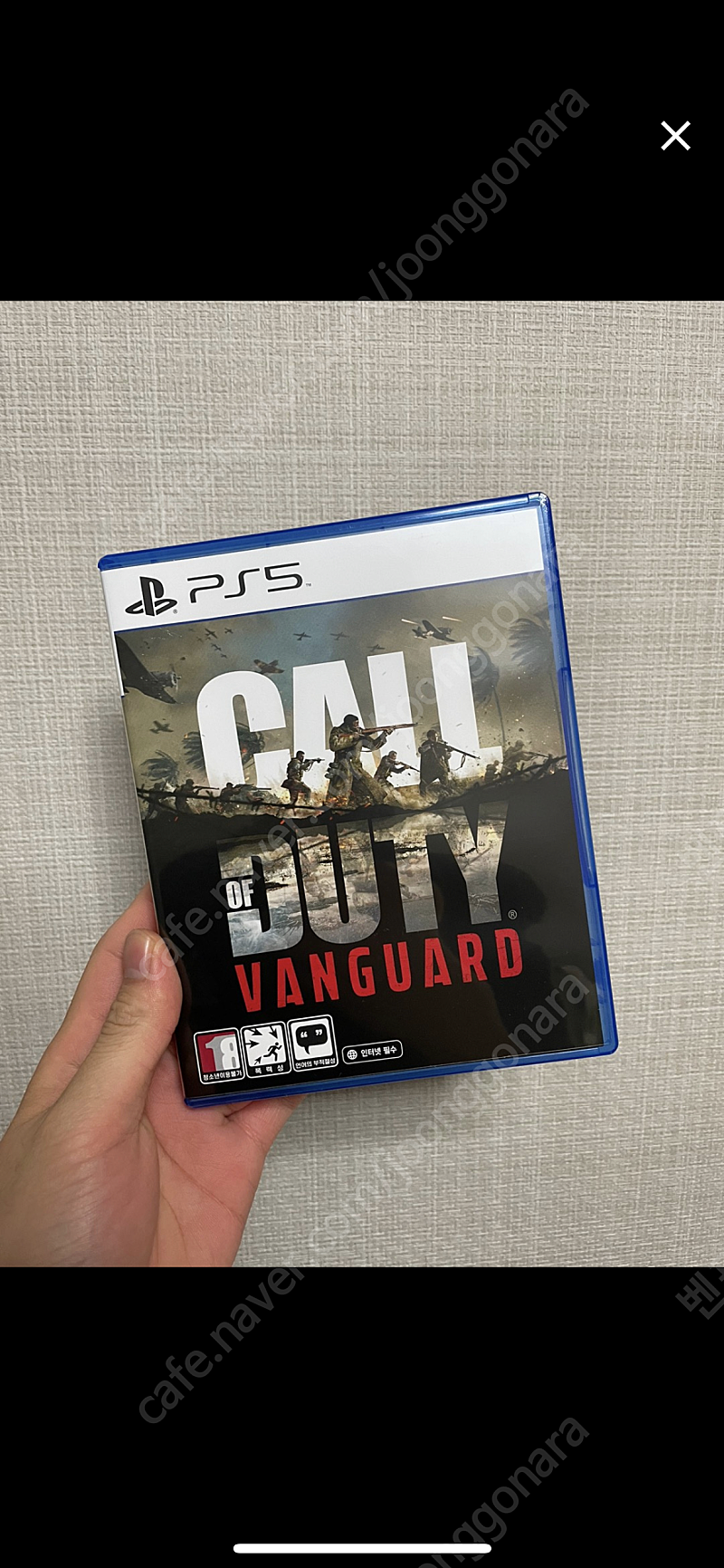 ps5 콜오브듀티 뱅가드 팝니다.