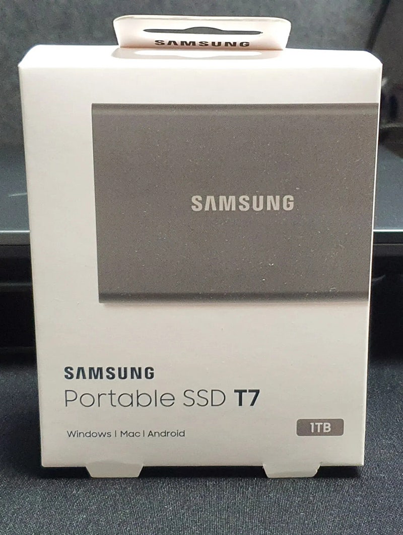 (미개봉 새상품) 삼성 외장 SSD T7 1TB 블랙