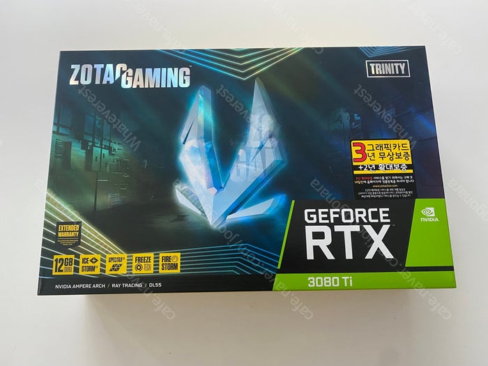 ZOTAC 조텍 지포스 RTX 3080TI 트리니티 OC 미개봉 판매합니다.