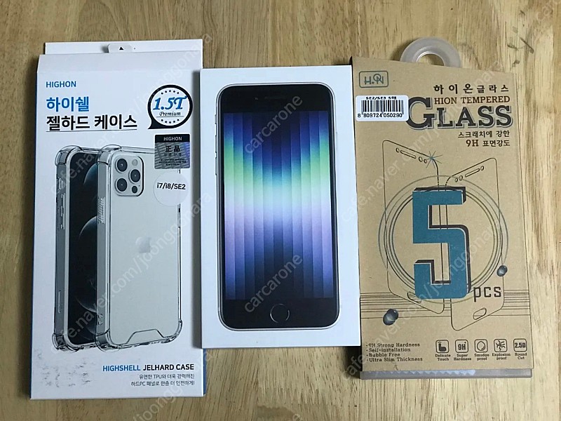 미개봉 애플코리아정품 아이폰SE3 화이트 128G 팝니다