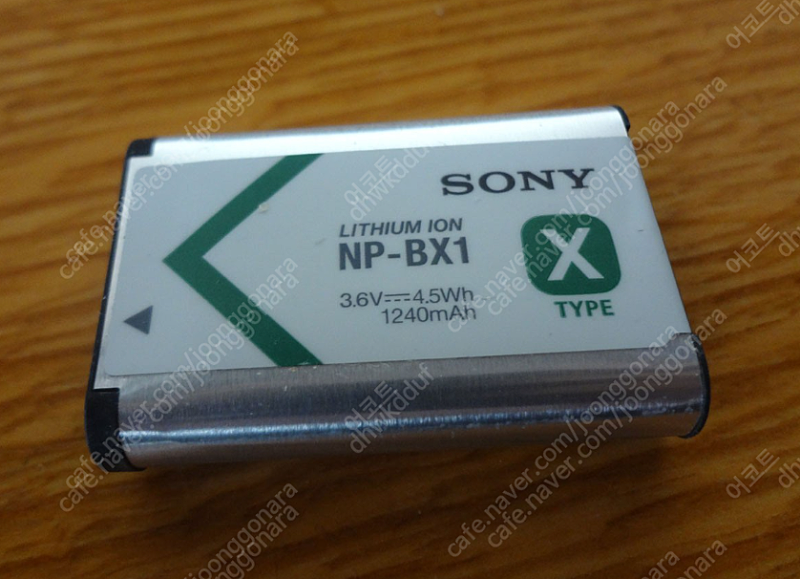 소니 정품 NP-BX1 배터리 (총10개있음)