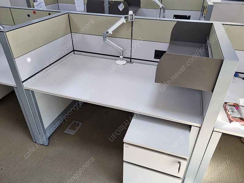 퍼시스 책상 세트 FX-1 1400, 1600 책상,이동서랍-사무용,사무실책상