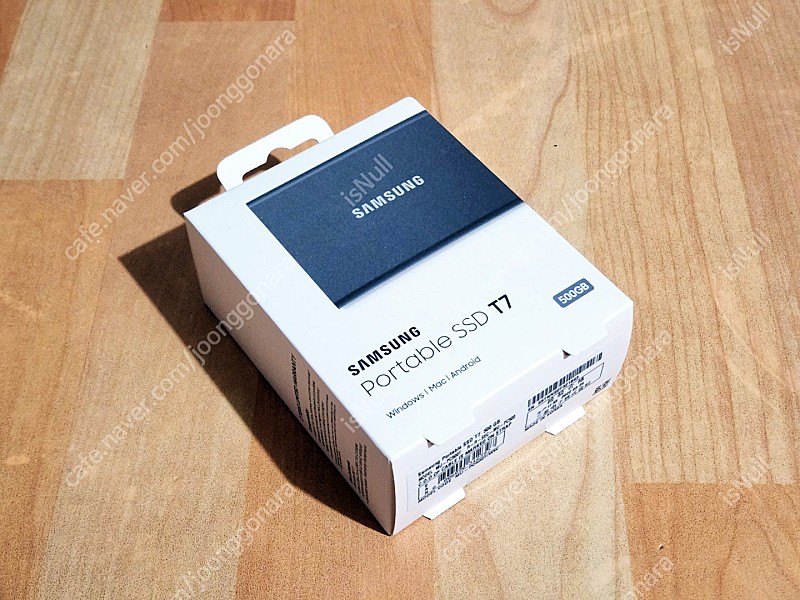 삼성전자 포터블 SSD T7 500GB 미개봉 택포 90,000원