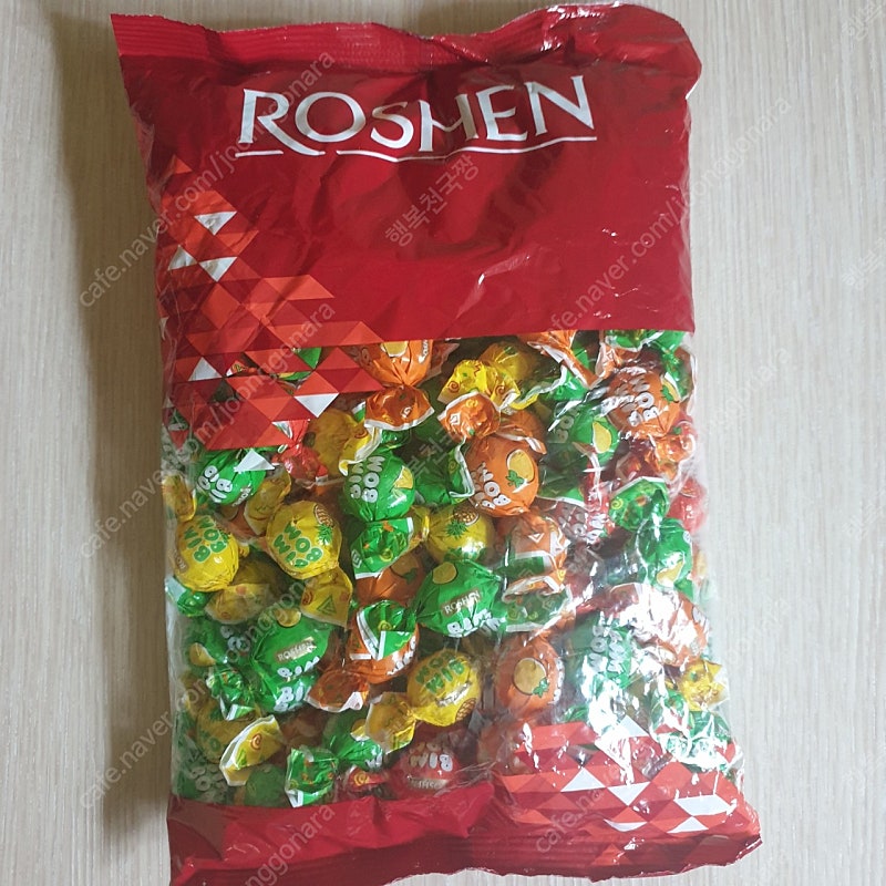 폴란드 인기 ROSHEN 과일잼사탕