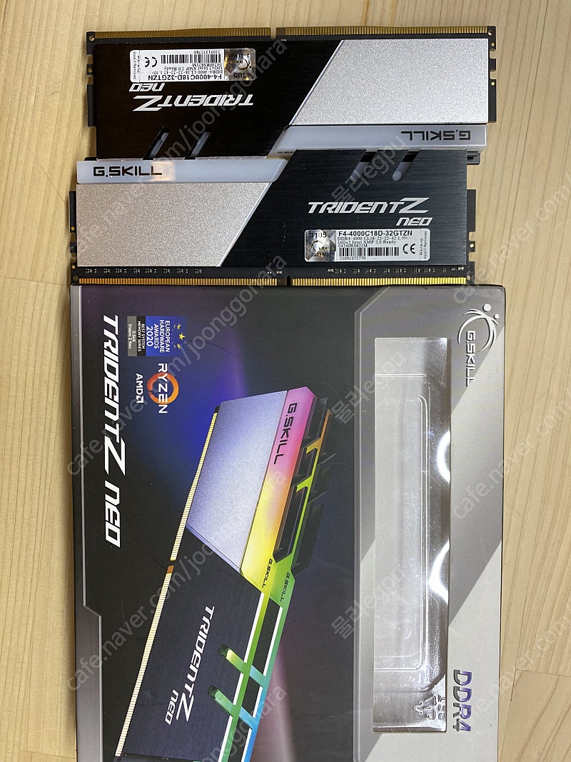 G.skill Trident Z Neo 32GB 4000Mhz 지스킬