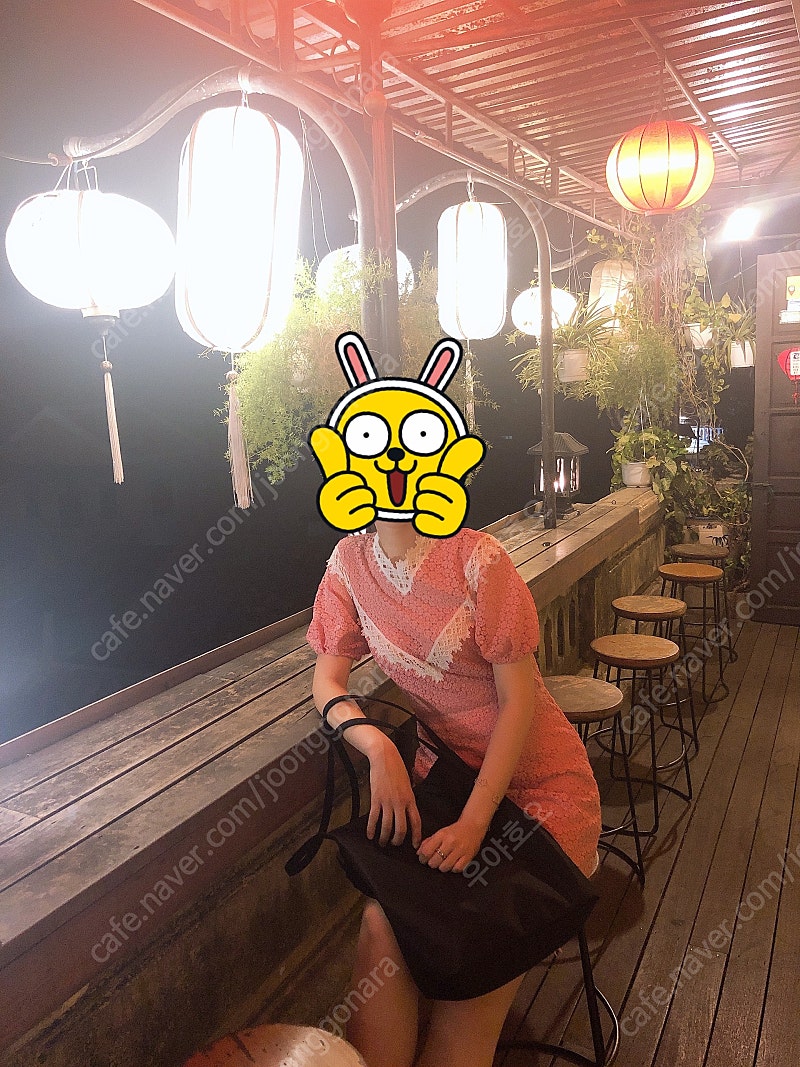 산드로 핑크 원피스 36 사이즈 팔아요--3