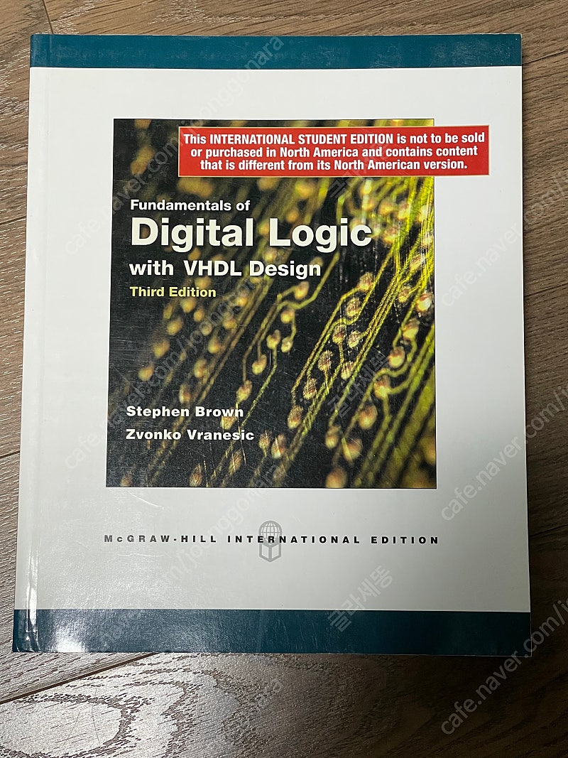 [필기/사용감 X] Fundamentals of Digital Logic with VHDL Design, 3rd edition