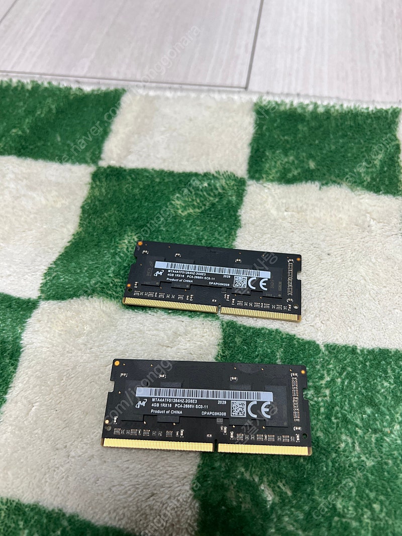 아이맥 2020 27 인치 4gb ram램 두개 일괄 판매