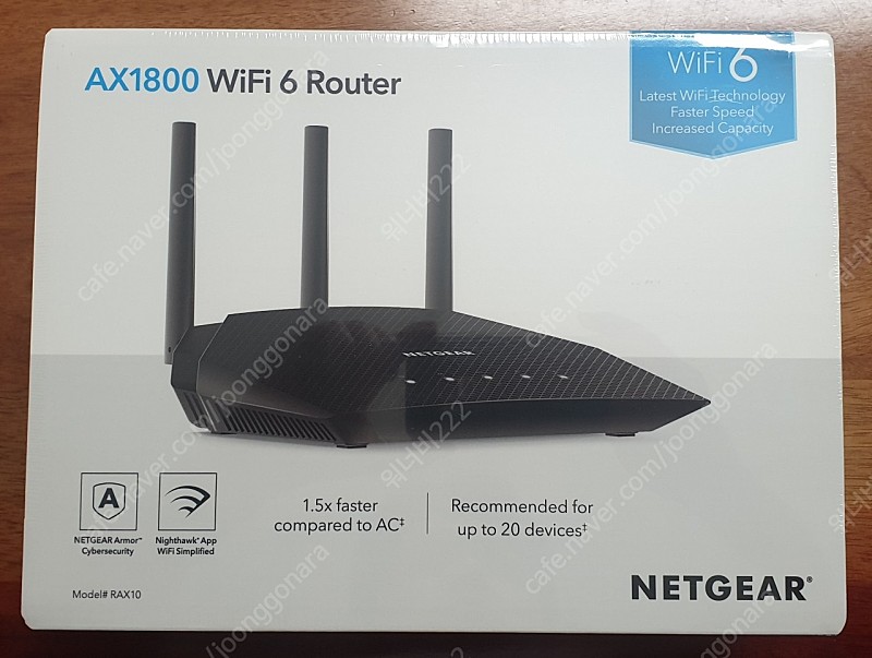 넷기어 최신 무선공유기 wifi 6, AX1800