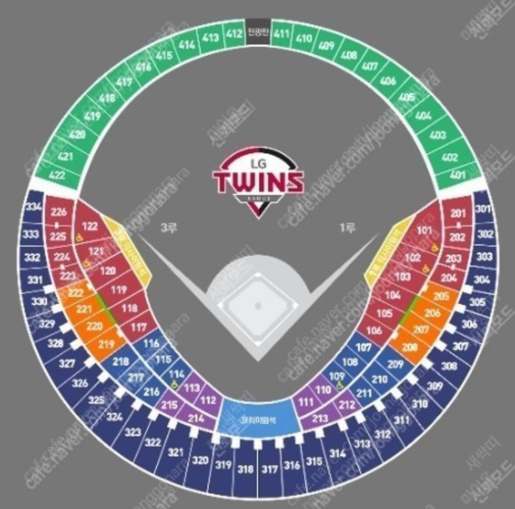 LG vs 두산 6월11일 토요일 1루 307 통로 4연석 (2연석/2연석 가능)