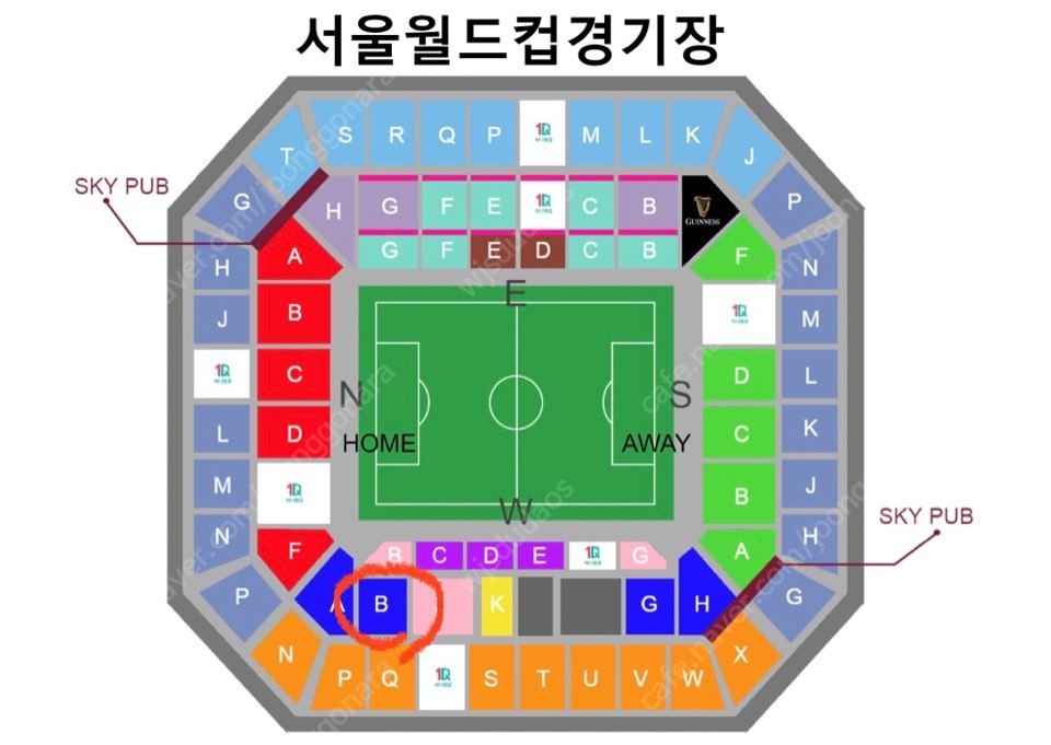 이집트전(1등석A W-B구역) 2연석 팝니다