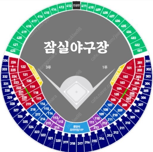 12일 5시 LG트윈스 vs 두산 블루석 2열 2연석 정가양도