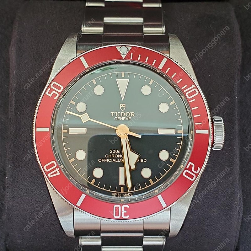 튜더 헤리티지 블랙베이 버건디 41mm 새제품급(2020년식)