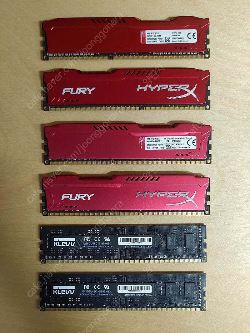 DDR3 램 4gb, 8gb 판매합니다.