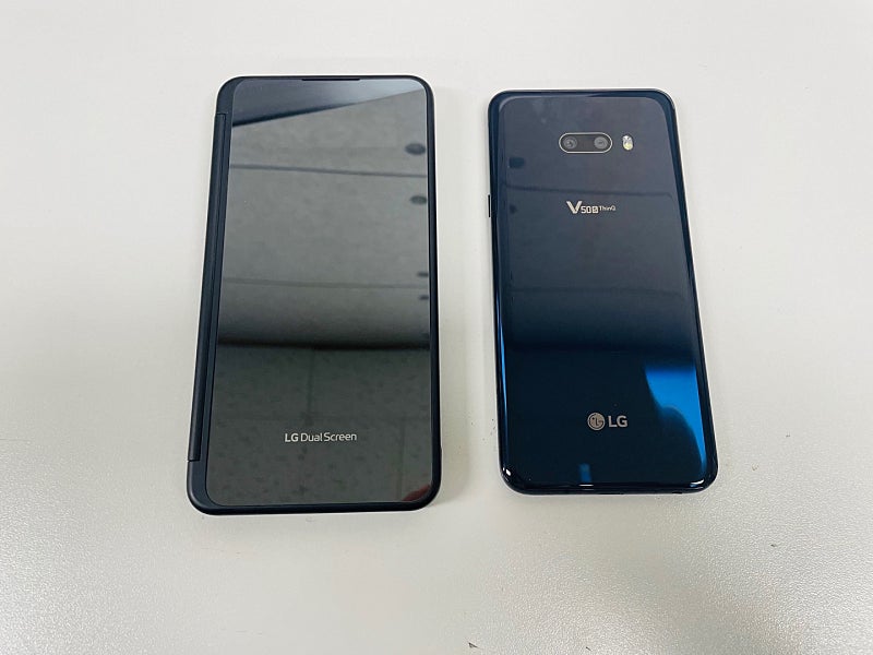 (S급)LG V50S 256G 블랙 20년 3월개통 듀얼스크린포함 23만원 판매