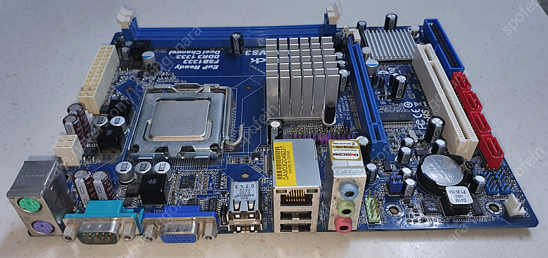 [메인보드+CPU+RAM] ASROCK G41M-VS3, Intel E3300 2.5GHz, Samsung 2GB PC3 RAM 팝니다.