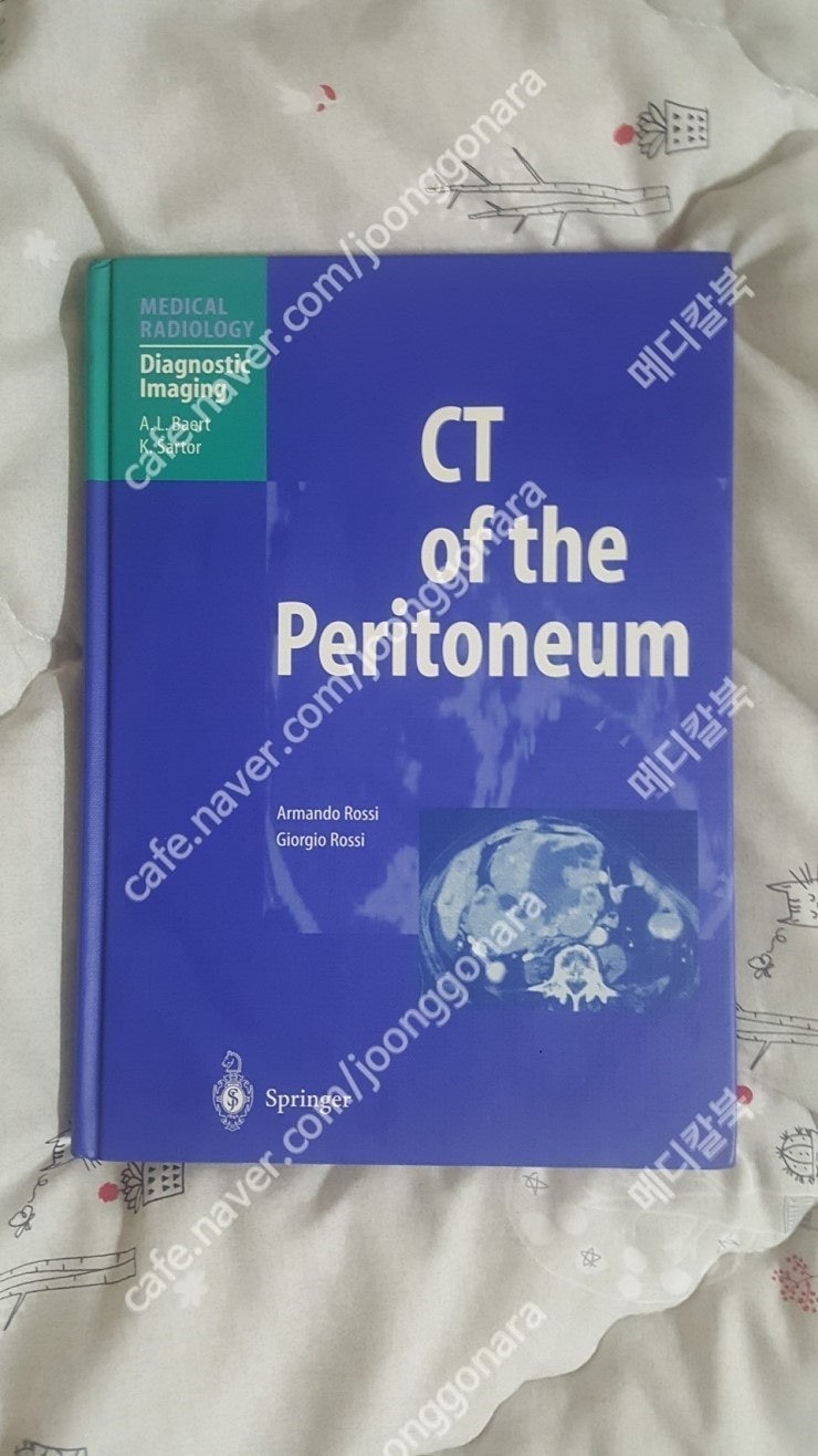 [의학도서,의학서적] CT of the Peritoneum(영상의학과 책)판매합니다.