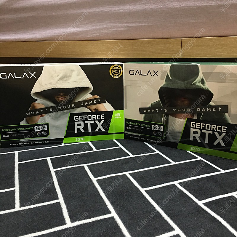 (Non LHR)RTX3070 GALAX Black/White 2대