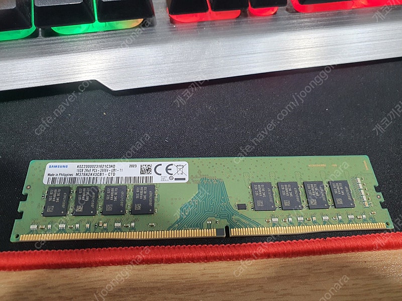 DDR4램 삼성전자 DDR4-2666 16G (PC4-21300) 1개 판매합니다.
