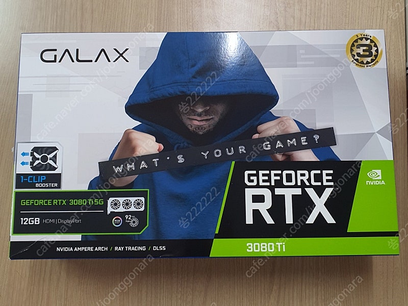 새제품) 그래픽카드 갤럭시 RTX 3080ti sg