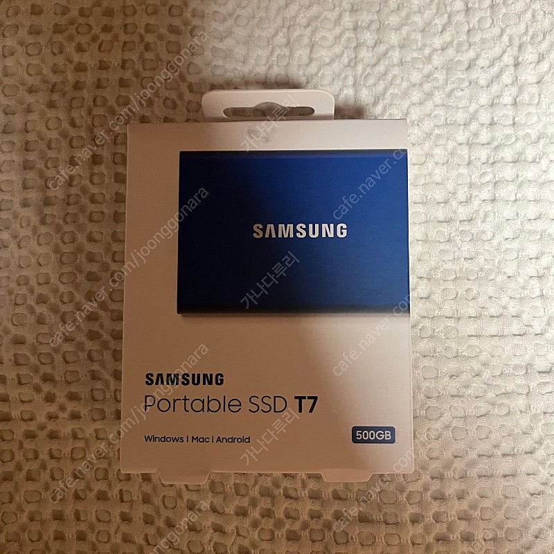 SAMSUNG PORTABLE SSD T7 500GB