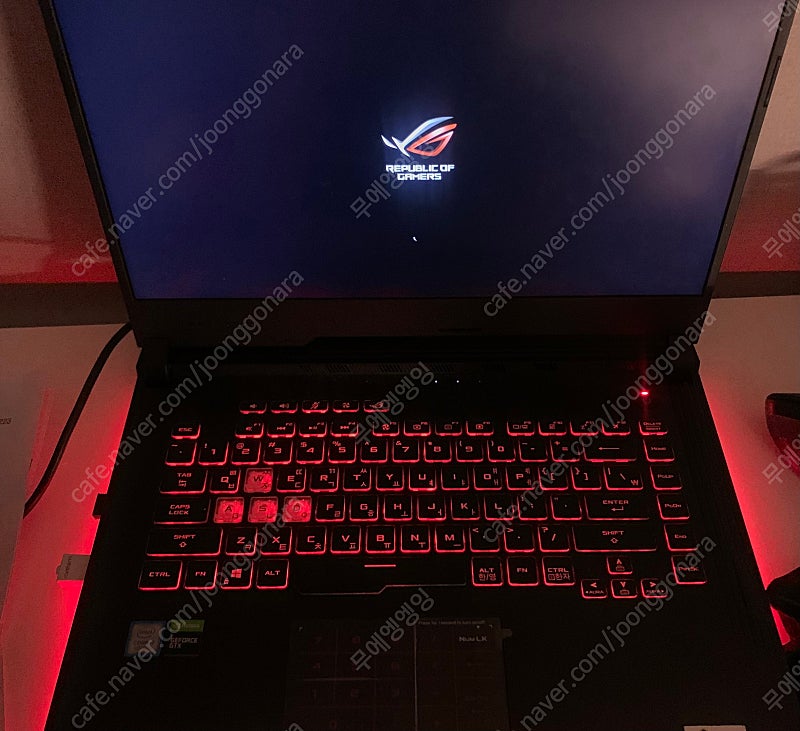 [판매] asus g531gu-al001 하자X잔기스X완전 새거