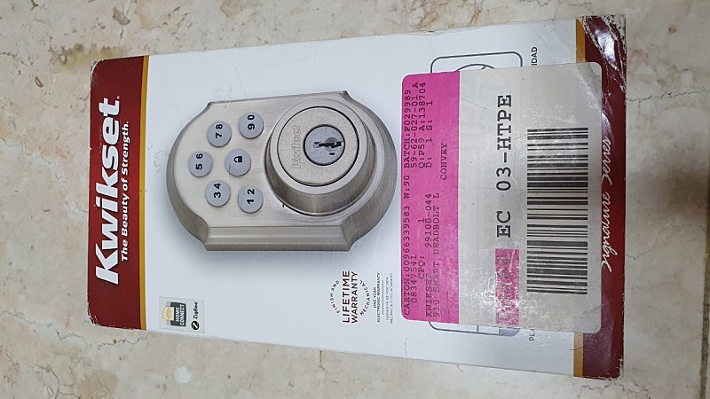 IoT 스마트 도어락 Kwikset 909 (직비 지그...--5