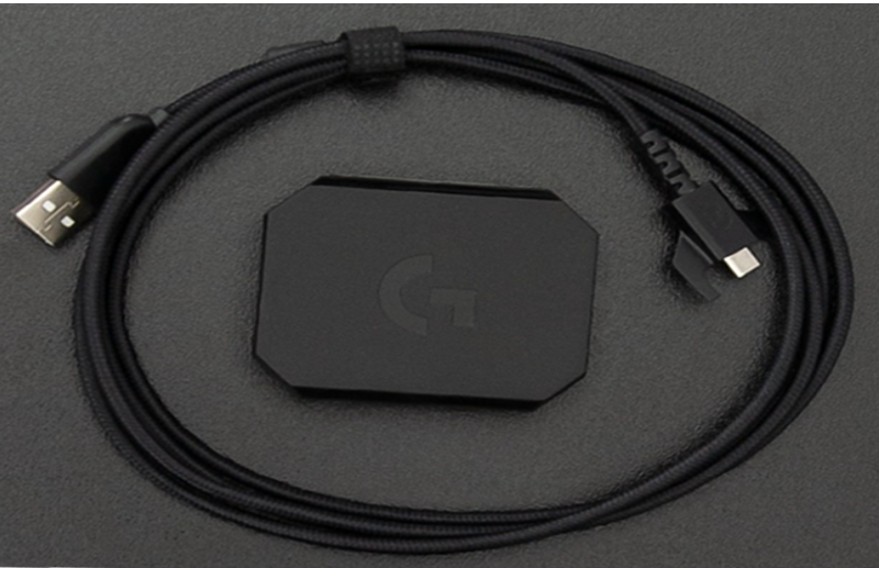 로지텍 G502 LIGHTSPEED 무선 마우스 리시버 USB 수신기, 무게추, 충전 케이블