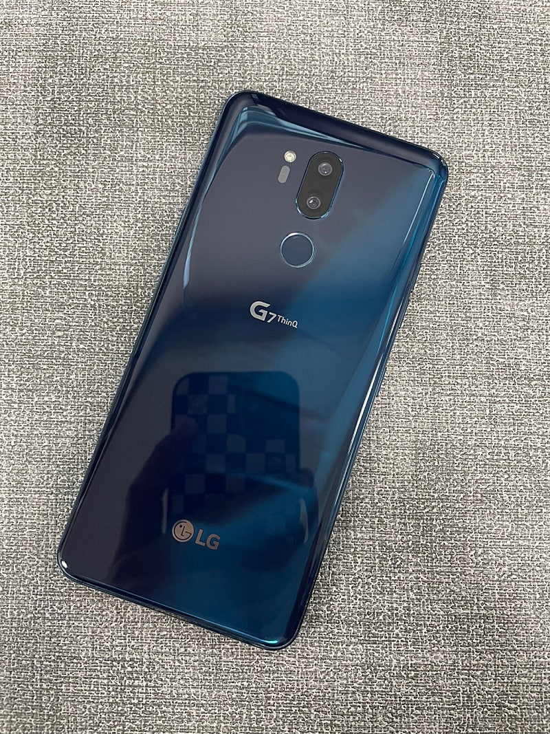 LG G7 64G 블루 무잔상 상태좋은단말기 9만원 판매