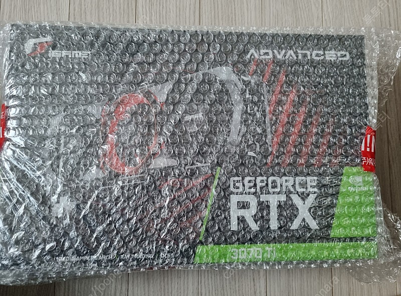 컬러풀 rtx 3070ti rtx3070ti advanced 어뱅 lhr 미개봉상품