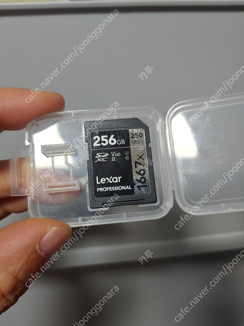 렉사 1667X 256GB SD 메모리 카드 판매합니다 V60