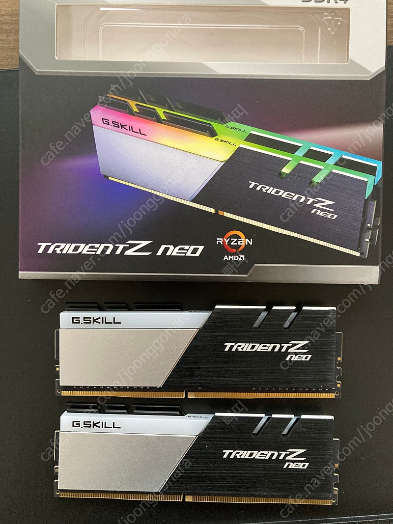 지스킬 트라이던트 Z 네오 DDR4 3600mhz 16기가(8기가 x2) 판매합니다 CL14 삼성B다이