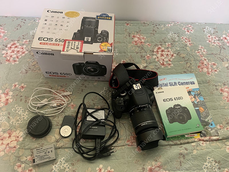 캐논 카메라 DSLR 650D, 렌즈 풀세트 팝니다