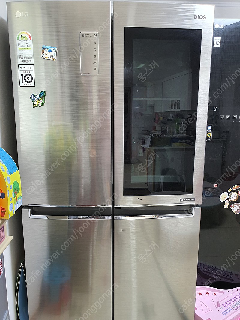 LG디오스 노크온스페이스 양문형 냉장고