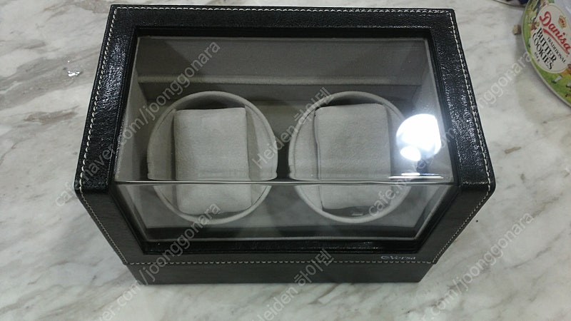 [Heiden] 하이덴 버사 엘리트 더블 와치와인더 VR002-Black leather 단순변심 새상품 15만원