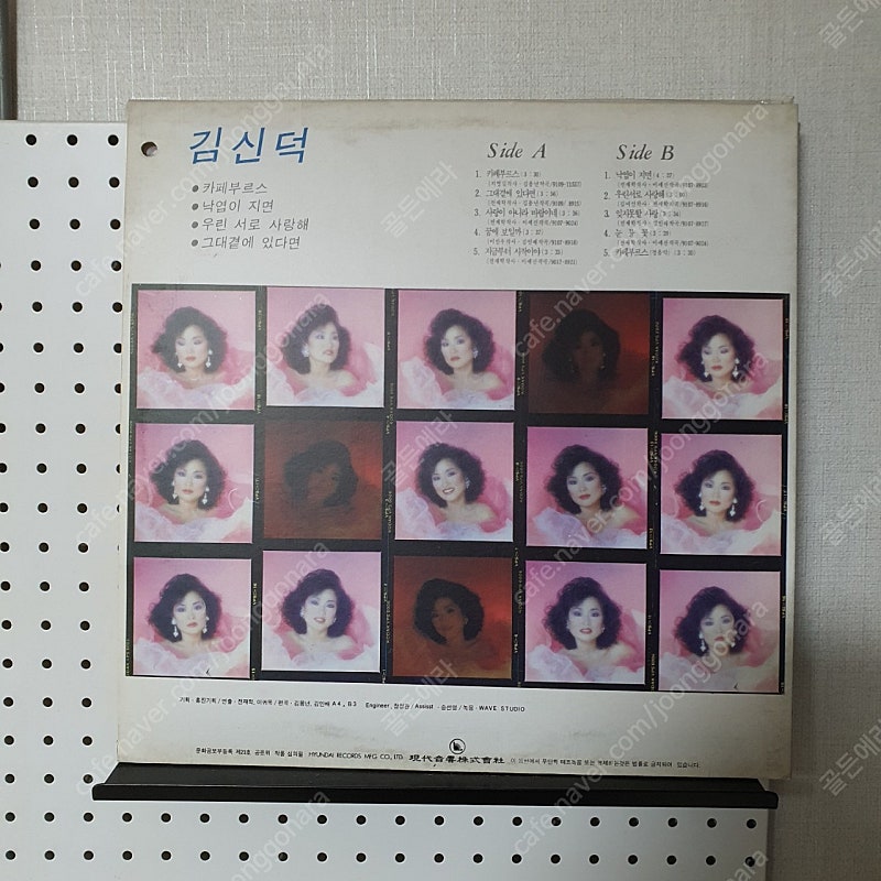 김신덕 - 카페부루스 / 낙엽이지면 엘피 판매--1