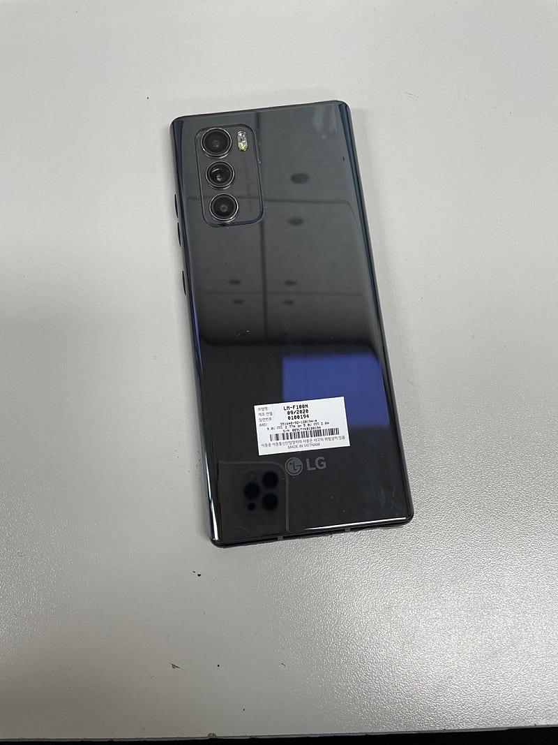 LG WING윙 128기가 블랙 액정 테두리 미세파손 13만원 판매