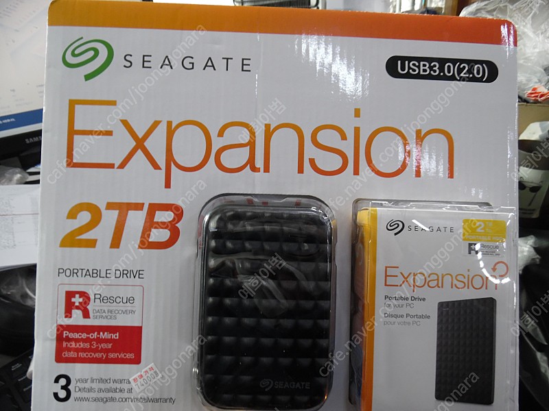 씨게이트 외장하드 2T Expansion 데이터복구(미개봉)