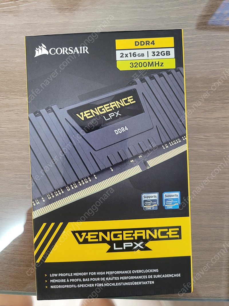 커세어 벤전스 32gb 램corsair vengence lpx ram 3200 ddr4) 미개봉 새상품