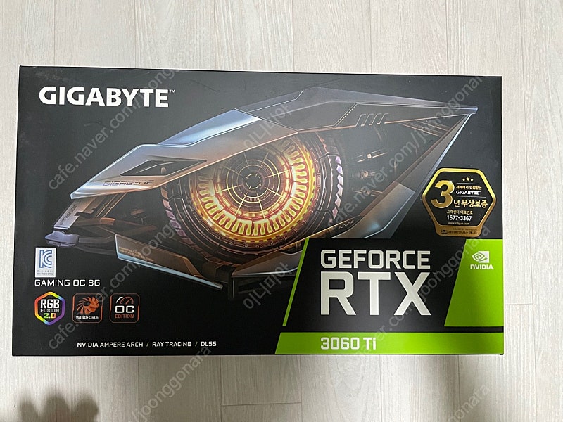 rtx 3060ti 기가바이트 게이밍 lnr 버전 팝니다.