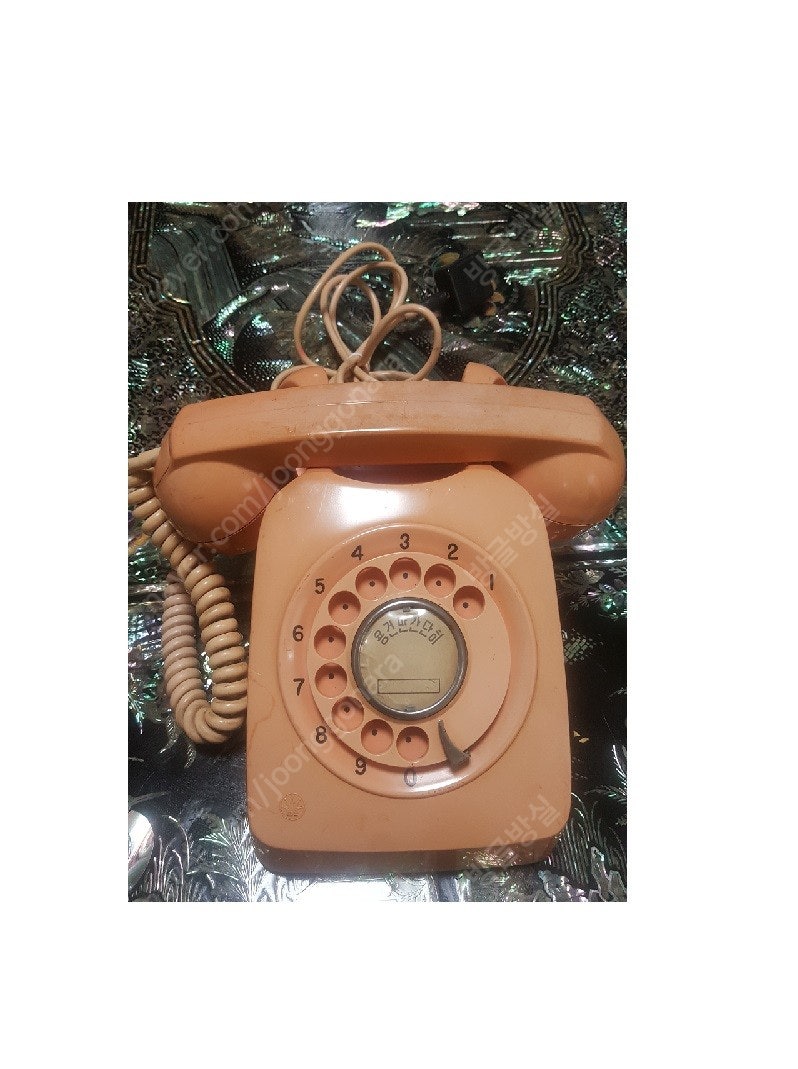골드스타 금성 핑크 다이얼 전화기