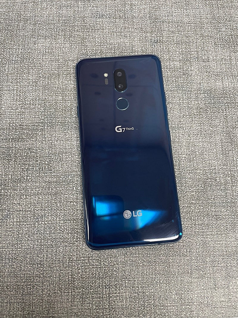 (U+)LG G7 64G 블루 무잔상 상태좋은폰 8만원 판매합니다